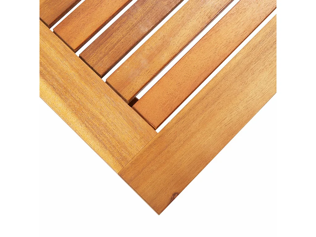 Table pliable de jardin 70x70x75 Bois d'acacia massif