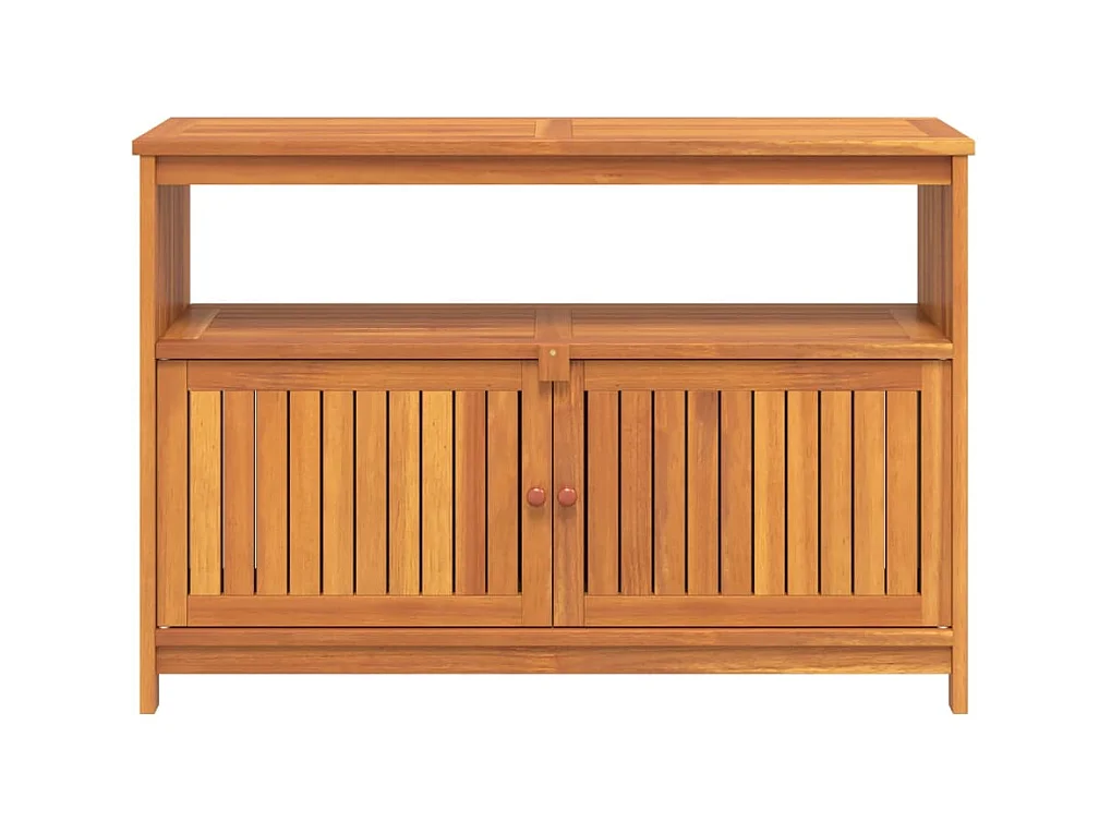 Table console de jardin 110x35x75 bois massif d'acacia