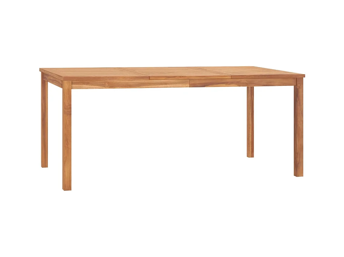 Table à dîner de jardin 180x90x77 Bois de teck massif