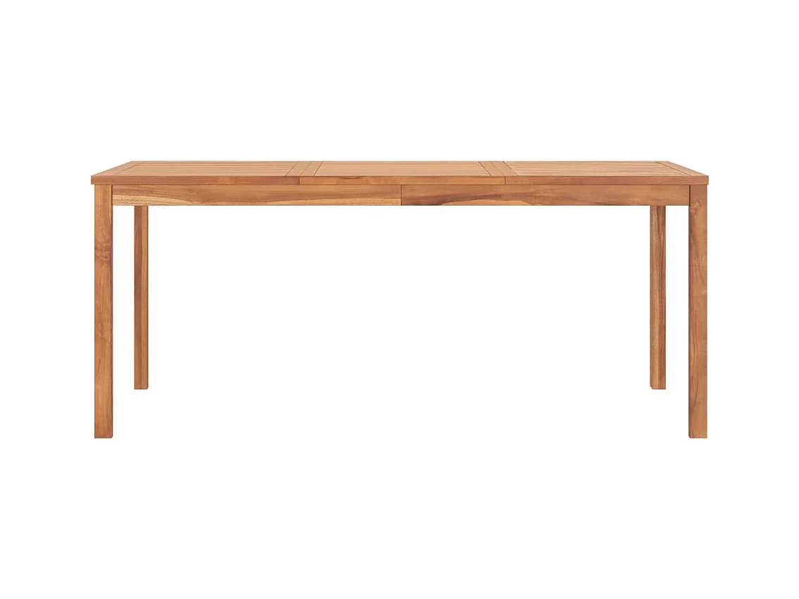 Table à dîner de jardin 180x90x77 Bois de teck massif