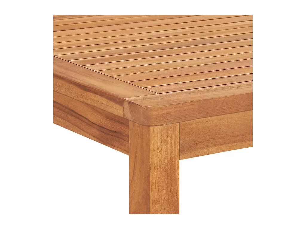 Table à dîner de jardin 180x90x77 Bois de teck massif