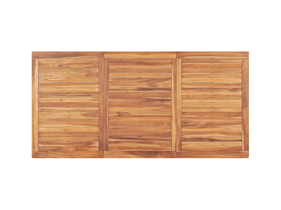 Table à dîner de jardin 180x90x77 Bois de teck massif