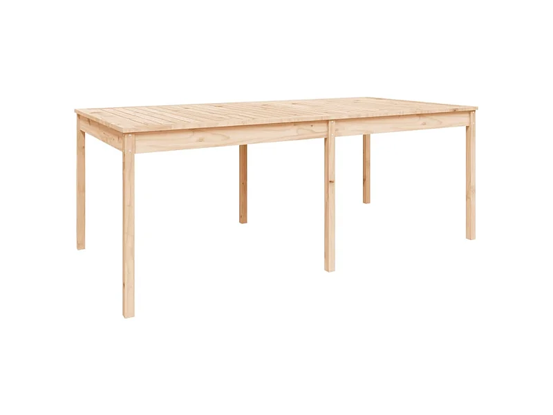 Table de jardin 203,5x100x76 bois massif de pin
