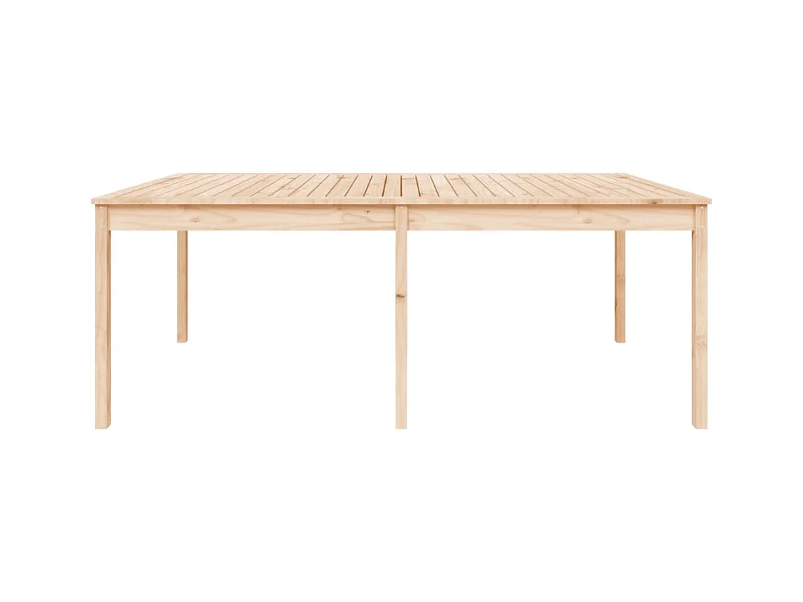 Table de jardin 203,5x100x76 bois massif de pin