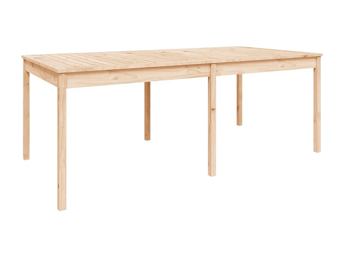 Table de jardin 203,5x100x76 bois massif de pin