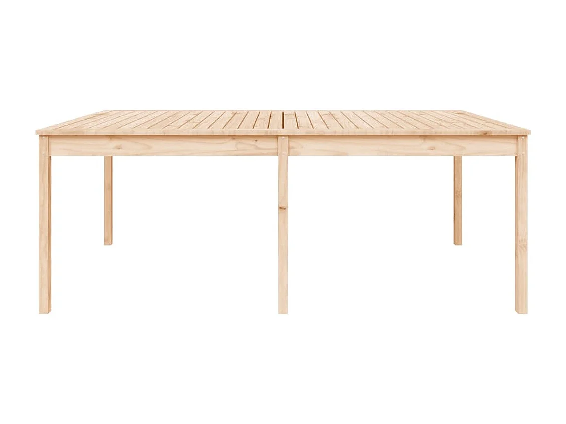 Table de jardin 203,5x100x76 bois massif de pin