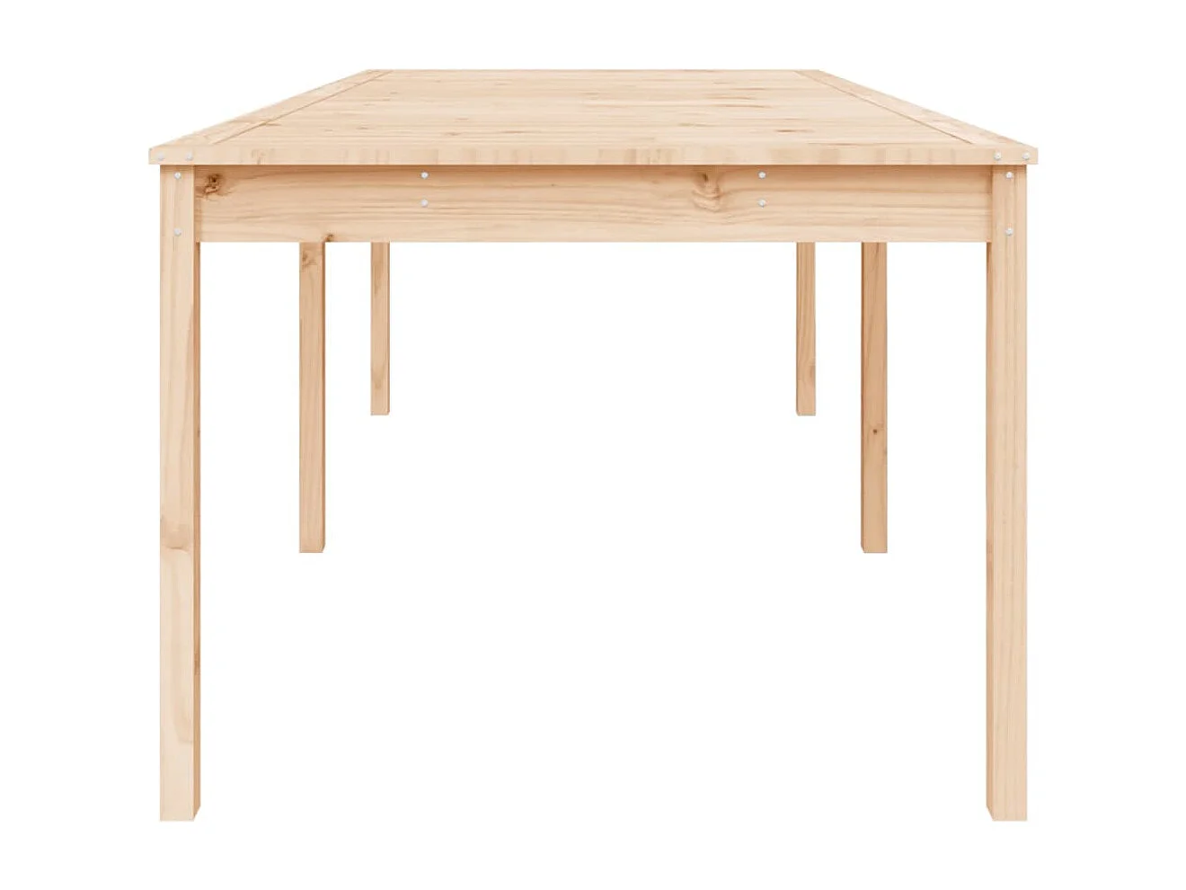 Table de jardin 203,5x100x76 bois massif de pin