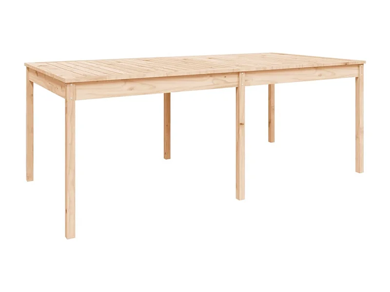 Table de jardin 203,5x100x76 bois massif de pin