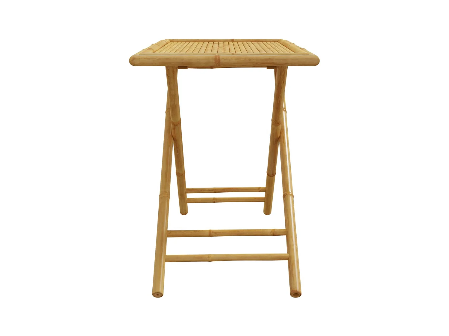 Table de jardin pliable 110x55x75 bambou
