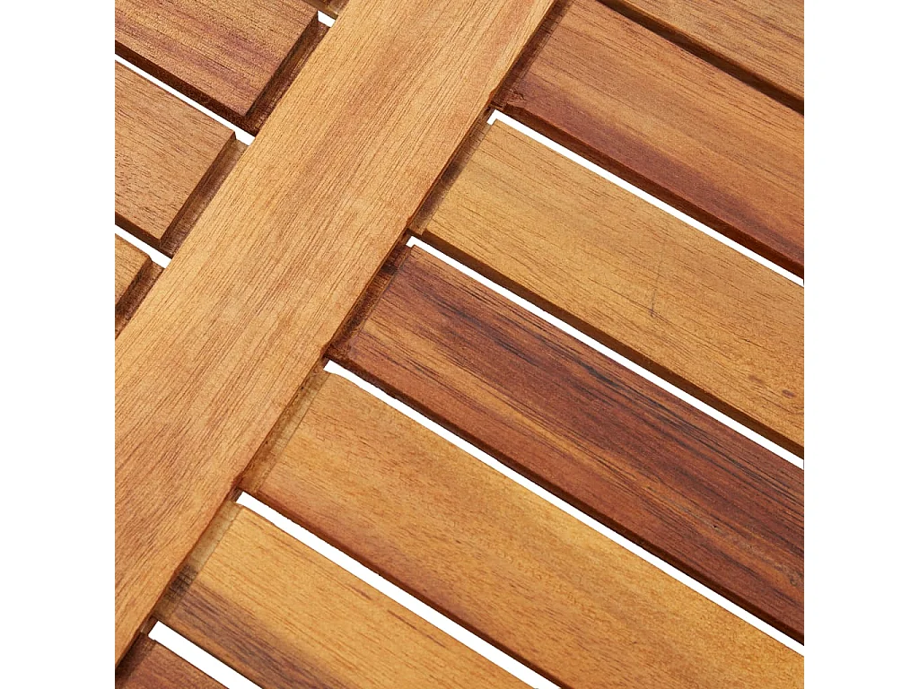 Table pliable de jardin 40x40x40 Bois d'acacia massif