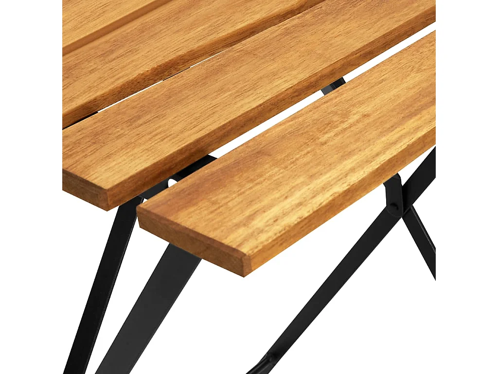 Table de bistro 55x54x71 Bois d'acacia massif