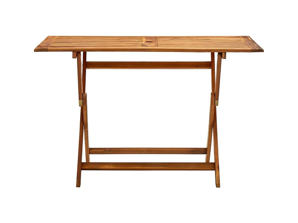 Table de jardin pliable 120x70x75 Bois d'acacia massif