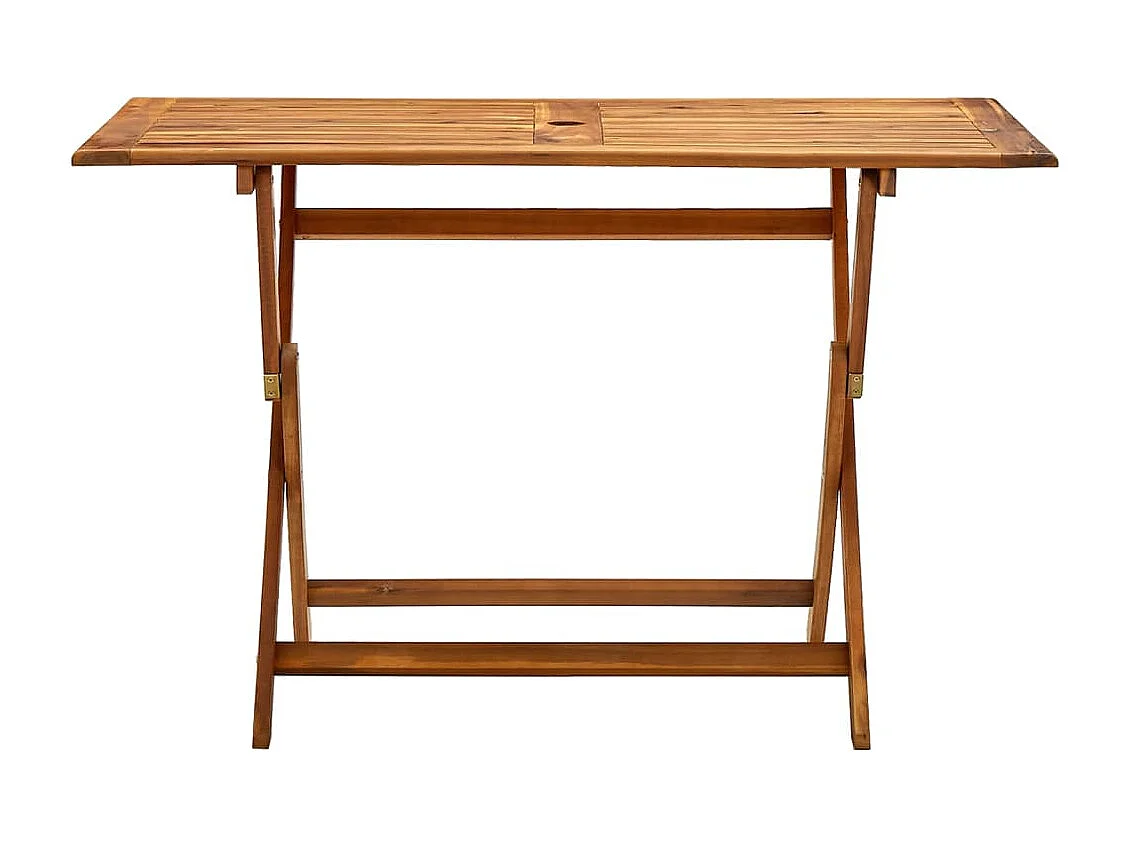 Table de jardin pliable 120x70x75 Bois d'acacia massif