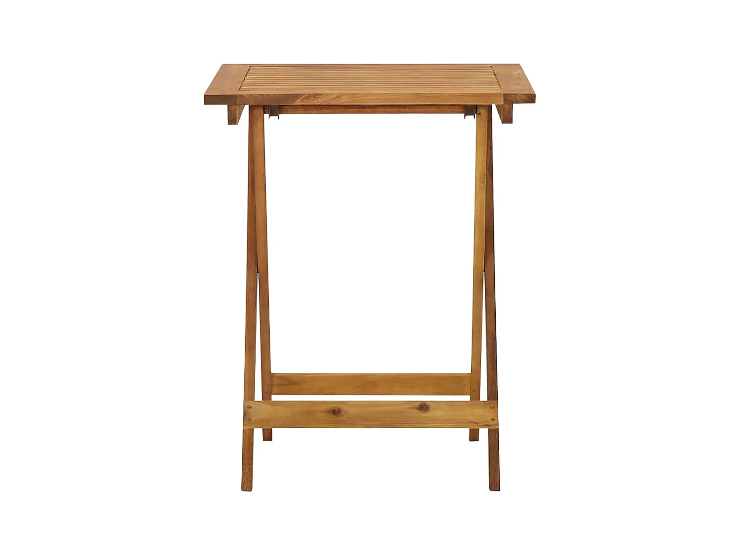 Table pliable de jardin 60x60x75 Bois d'acacia solide