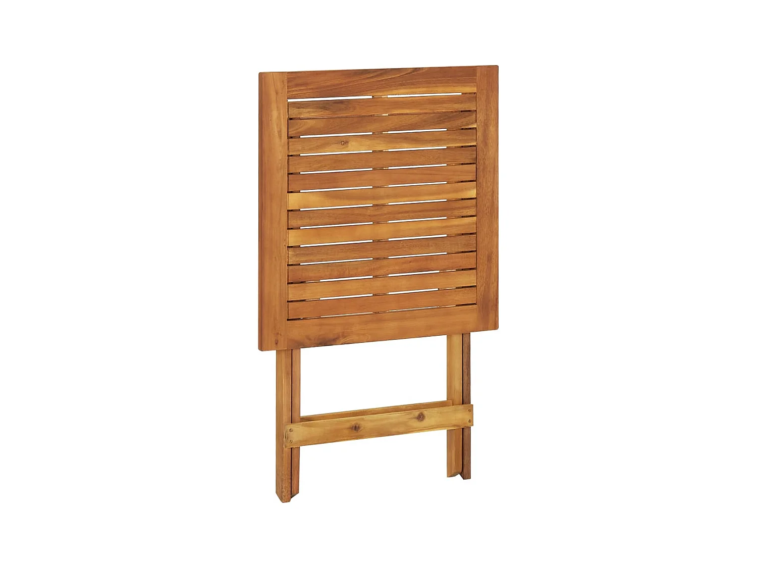 Table pliable de jardin 60x60x75 Bois d'acacia solide