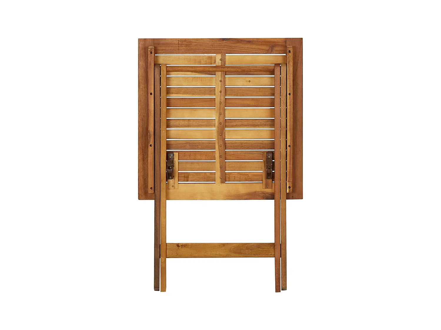 Table pliable de jardin 60x60x75 Bois d'acacia solide