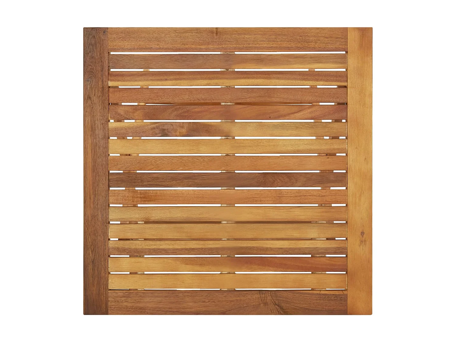 Table pliable de jardin 60x60x75 Bois d'acacia solide