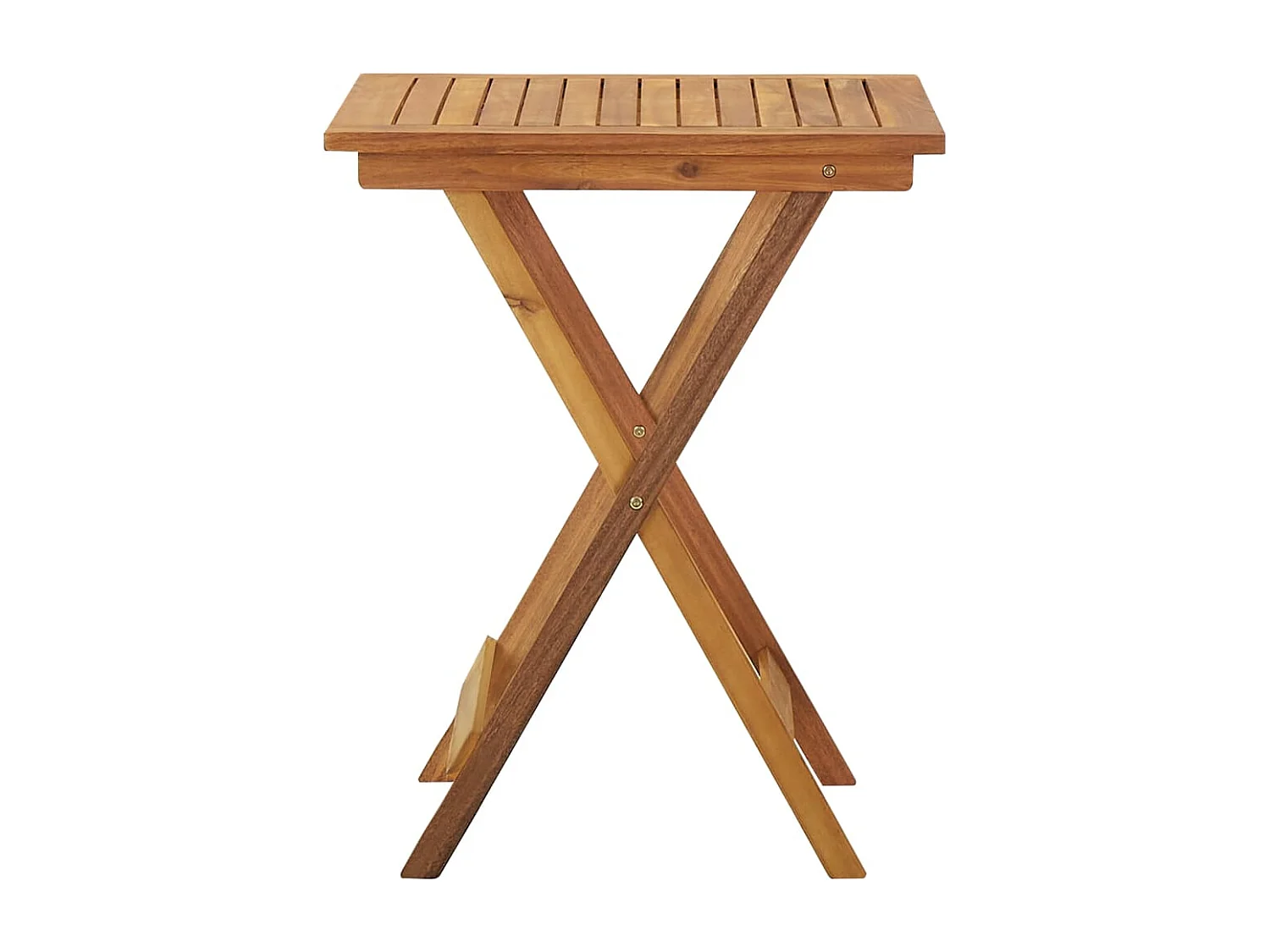 Table pliable de jardin 60x60x75 Bois d'acacia solide