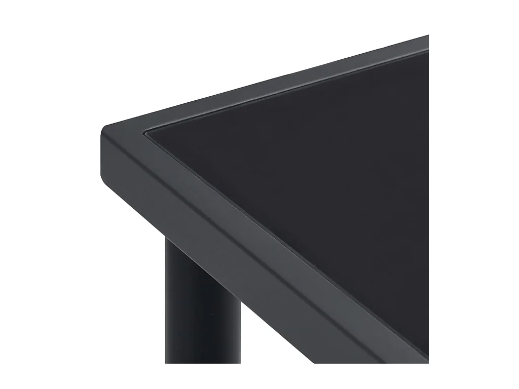 Table à dîner d'extérieur Anthracite 190x90x74 Acier