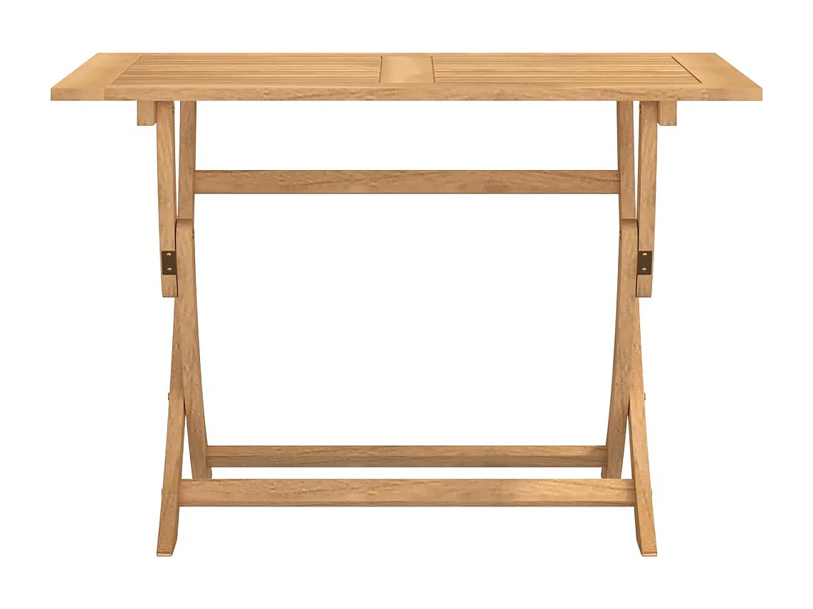 Table pliable de jardin 110x55x75 bois d'acacia solide