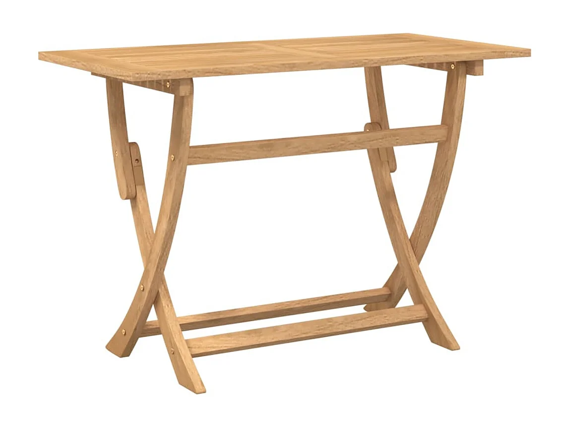 Table pliable de jardin 110x55x75 bois d'acacia solide