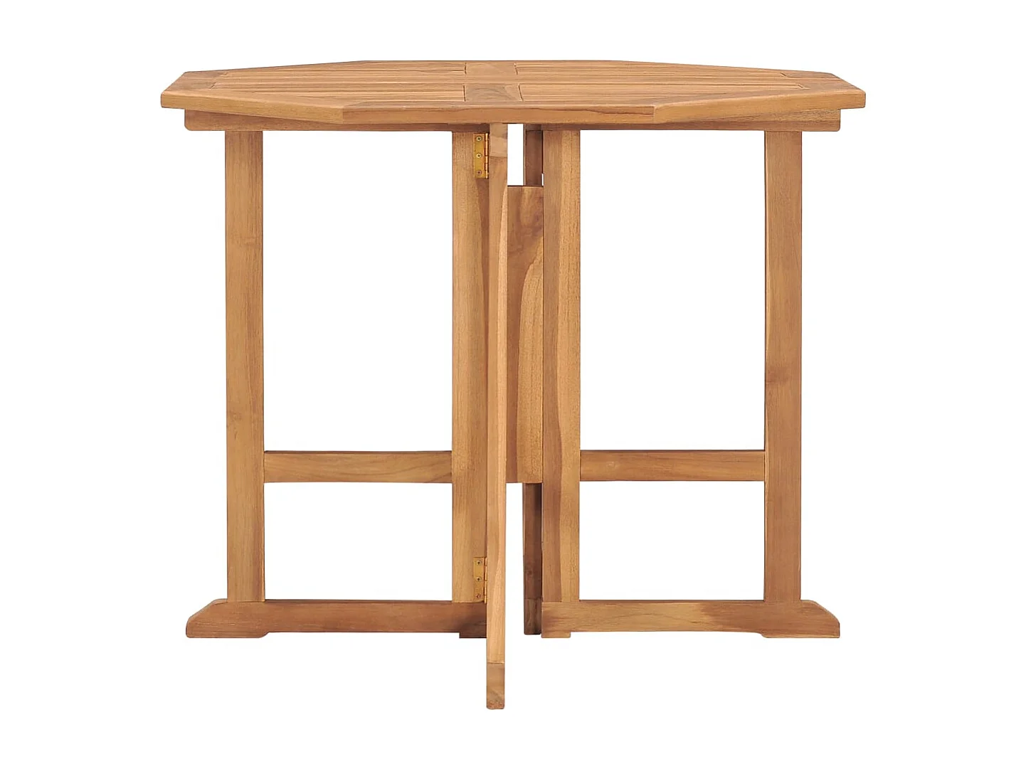 Table à dîner pliable de jardin 90x90x75 Bois de teck solide 2