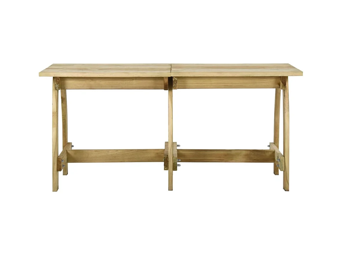 Table de jardin 160x74x75 Bois de pin imprégné