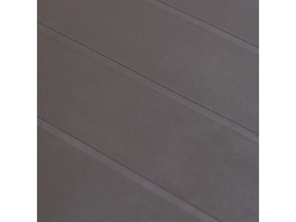 Table de jardin Marron 220x90x72 Plastique Aspect de rotin