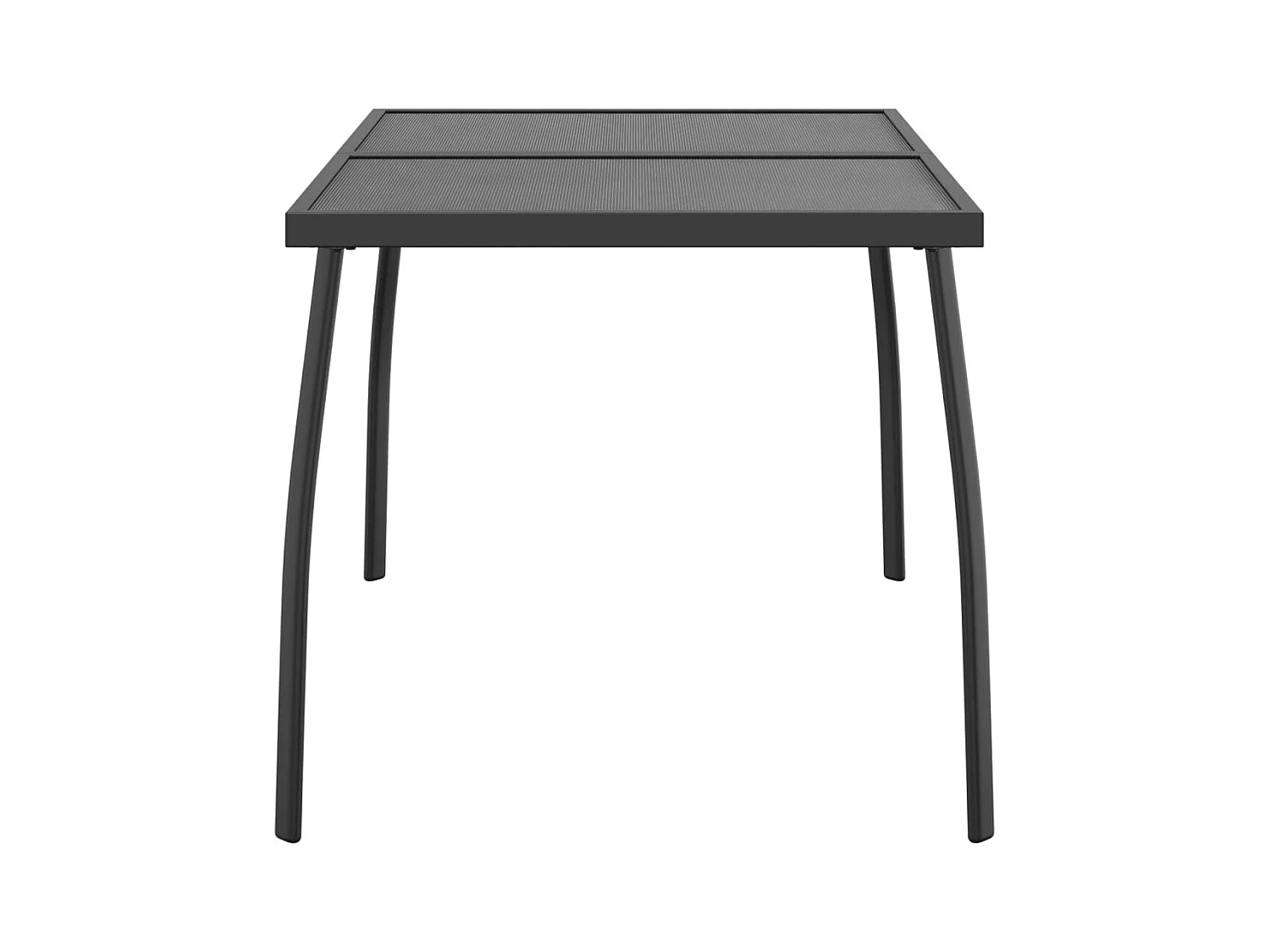 Table de jardin anthracite 110x80x72 Treillis d'acier