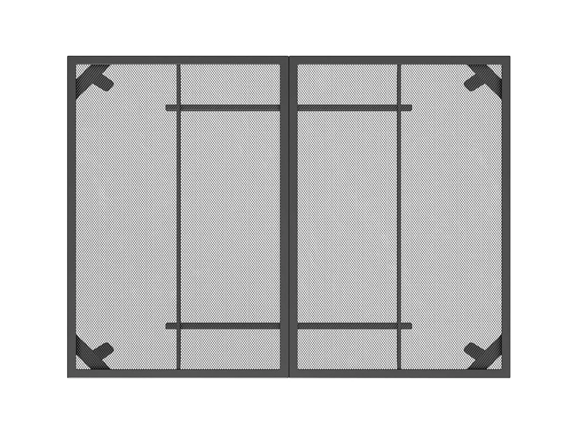 Table de jardin anthracite 110x80x72 Treillis d'acier