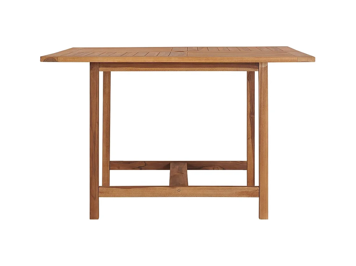 Table à dîner de jardin 110x110x75 Bois massif de teck