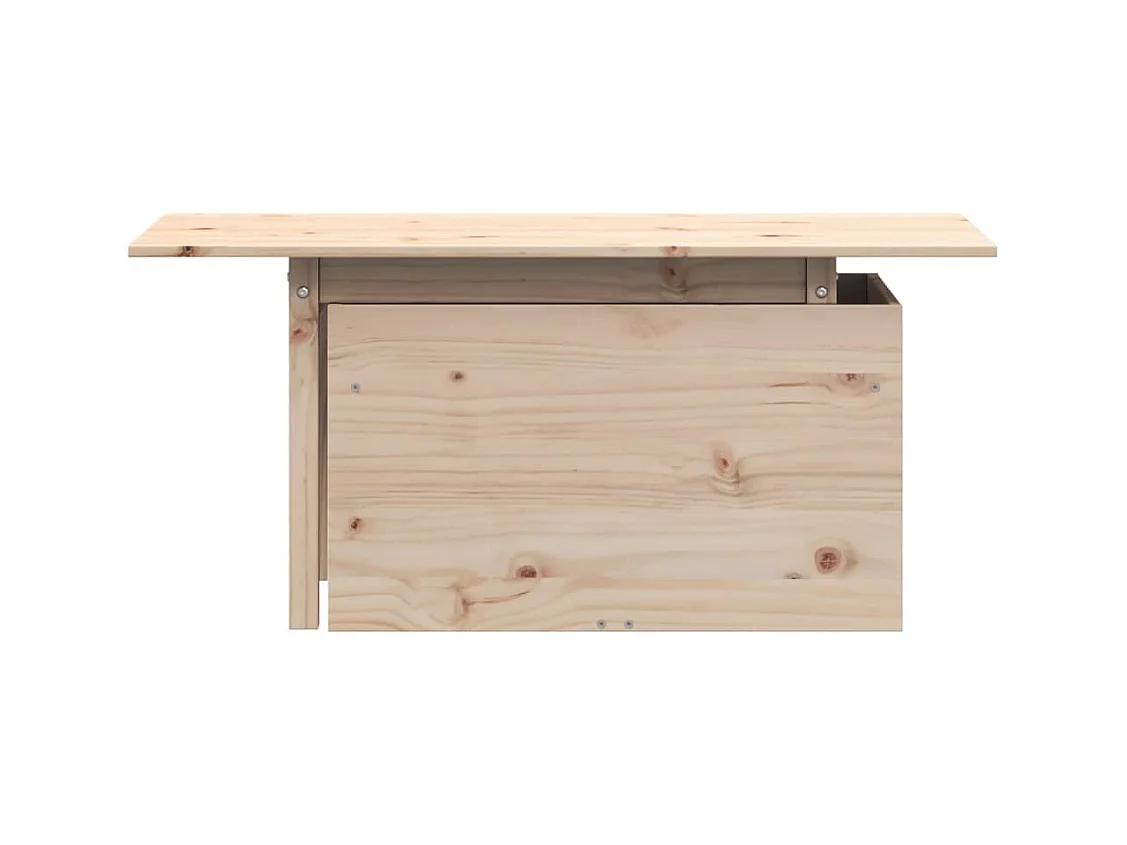 Table de jardin 100x50x75 bois massif de pin