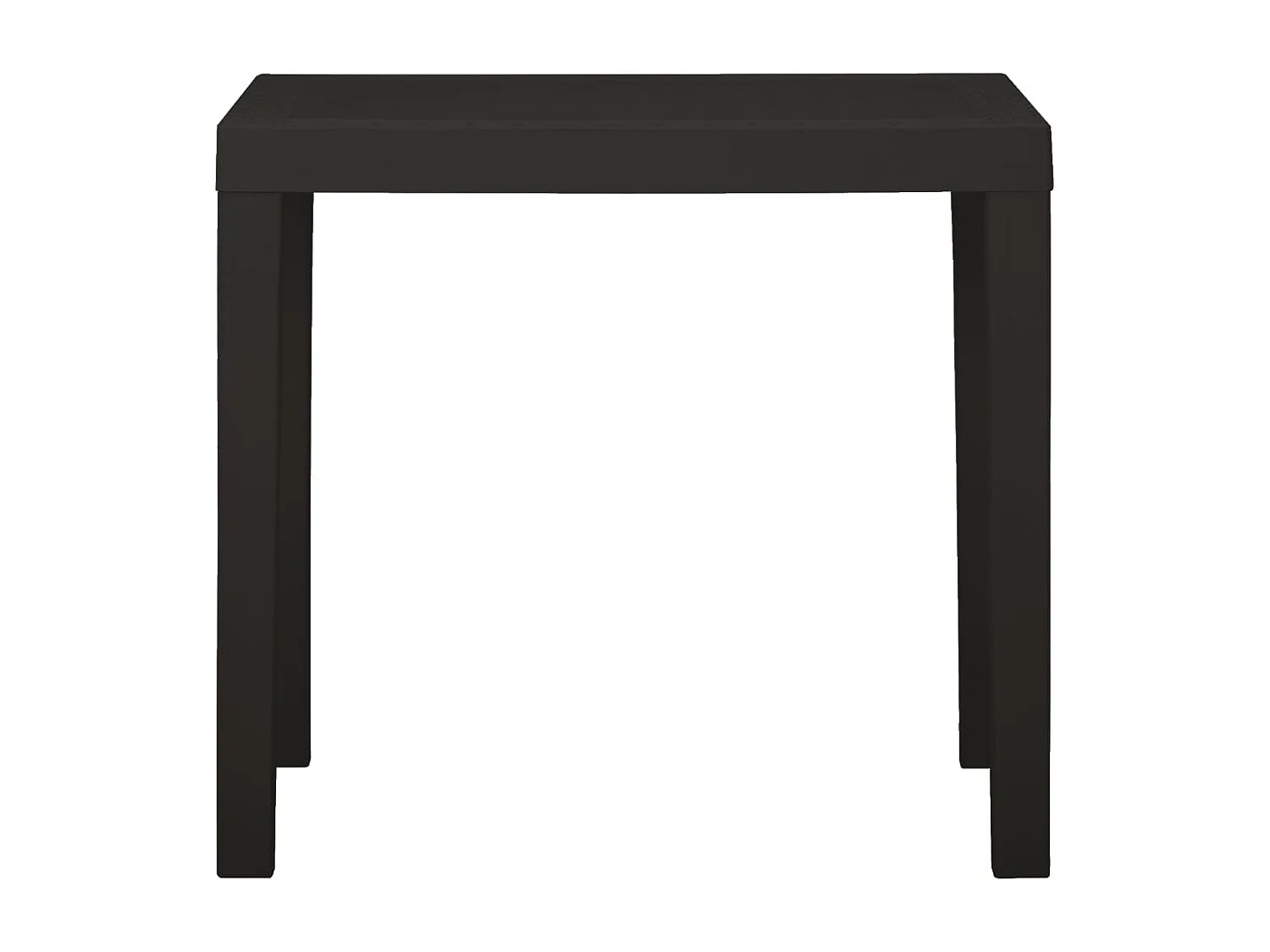 Table de jardin Anthracite 79x65x72 Plastique