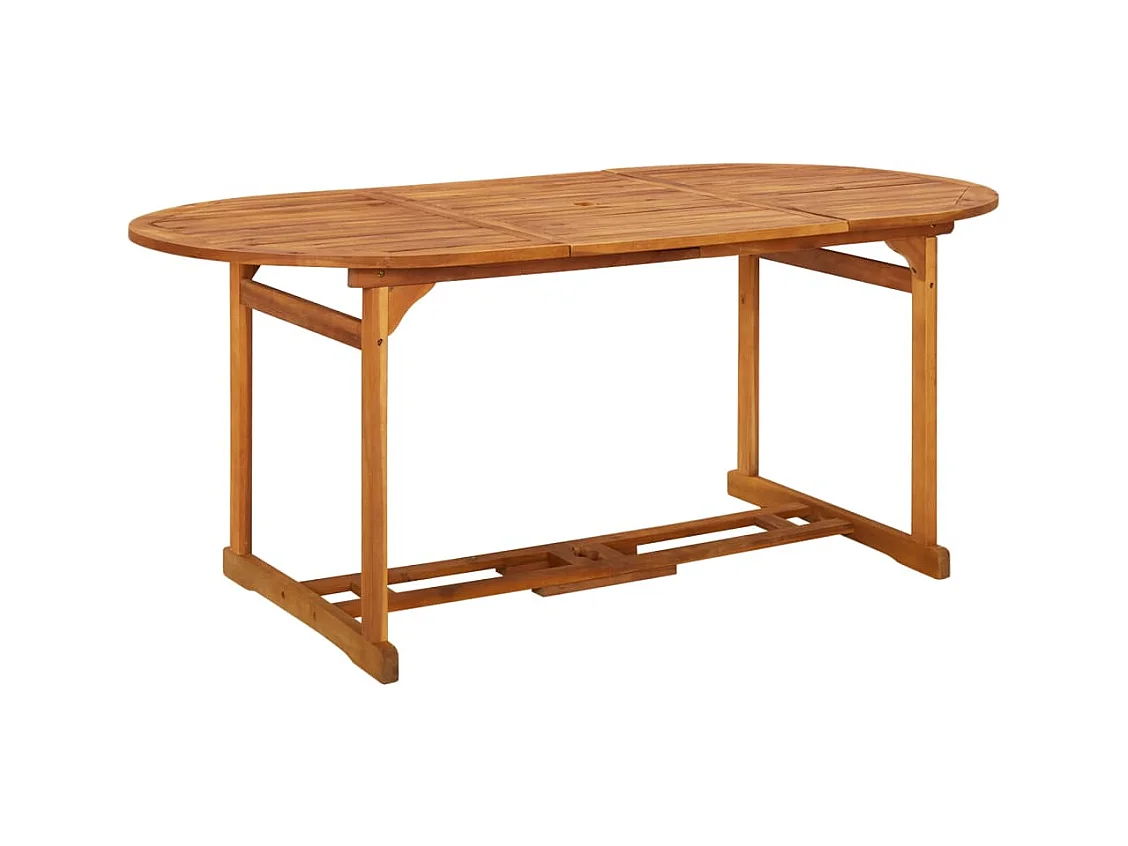 Table à dîner de jardin 180x90x75 Bois d'acacia solide 2