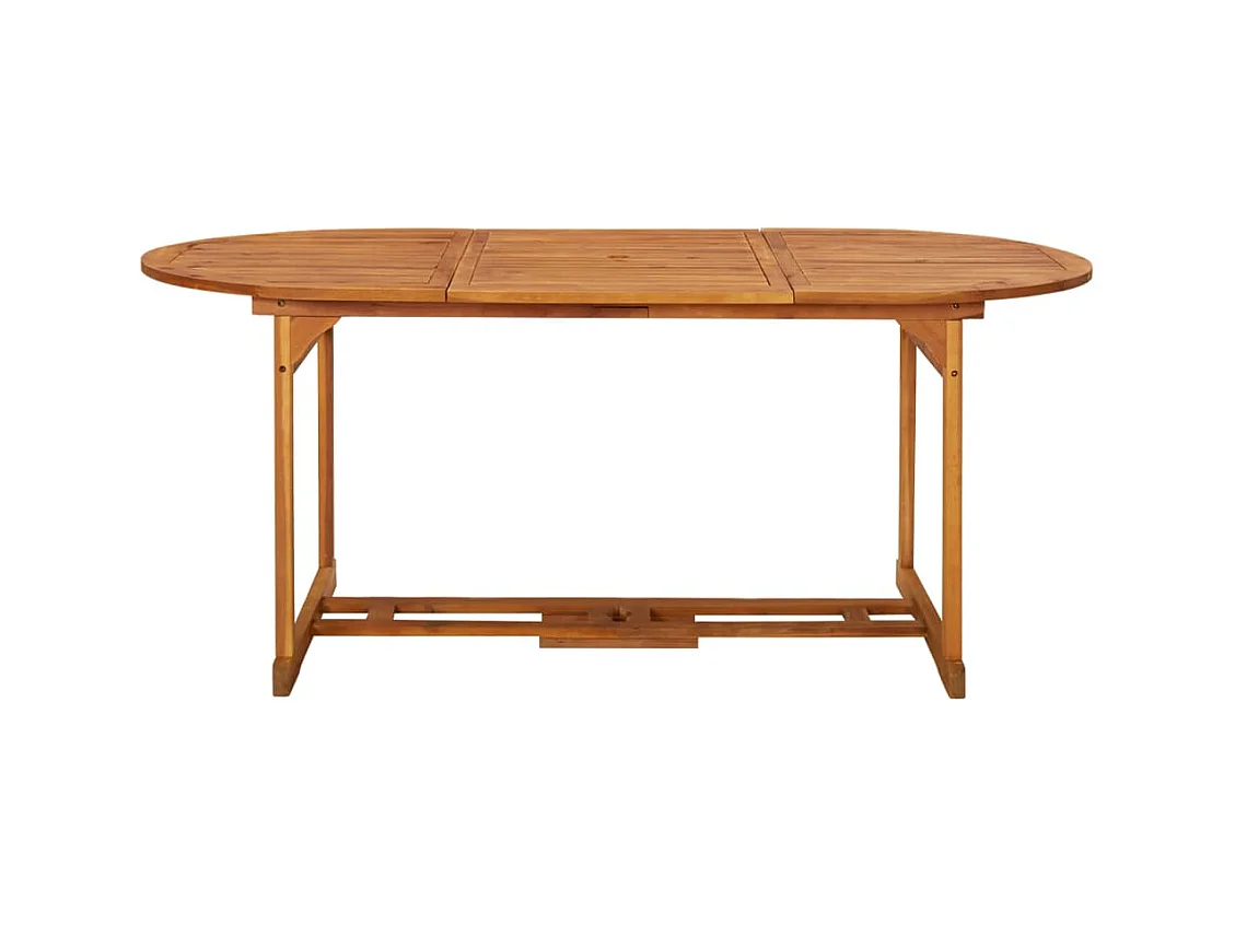 Table à dîner de jardin 180x90x75 Bois d'acacia solide 2