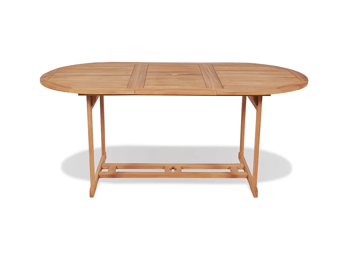 Table de jardin 180x90x75 Bois de teck solide