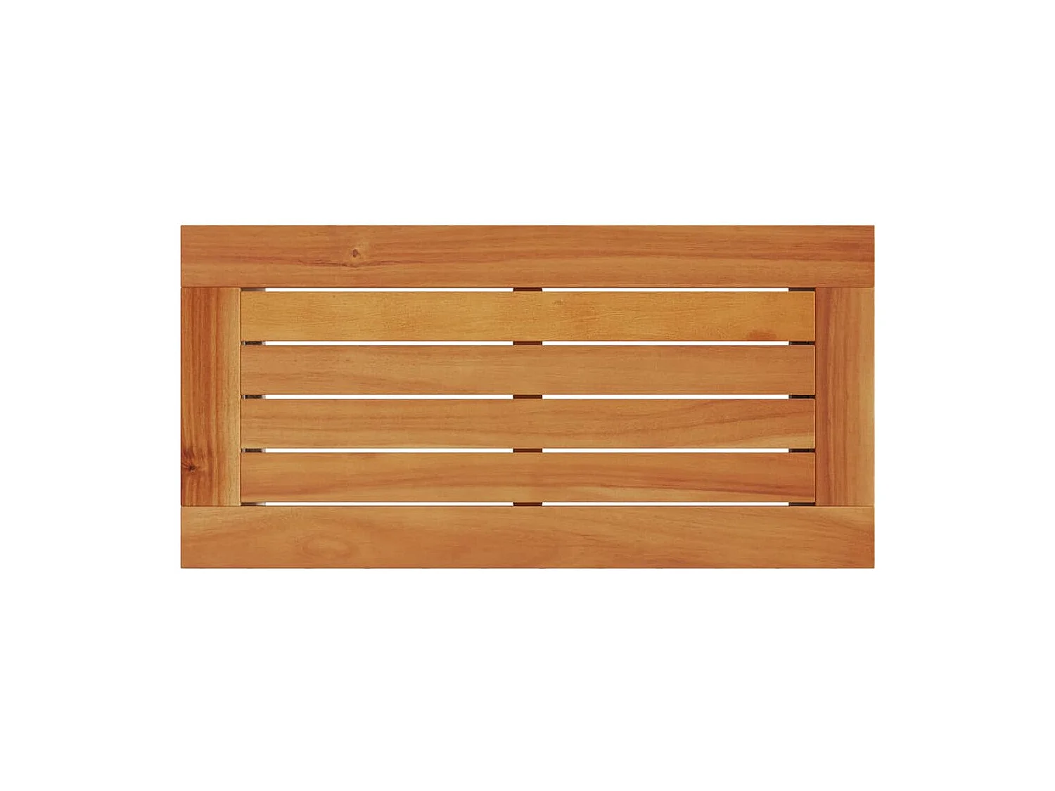 Table d'appoint de jardin dessus en bois gris 58x27,5x55