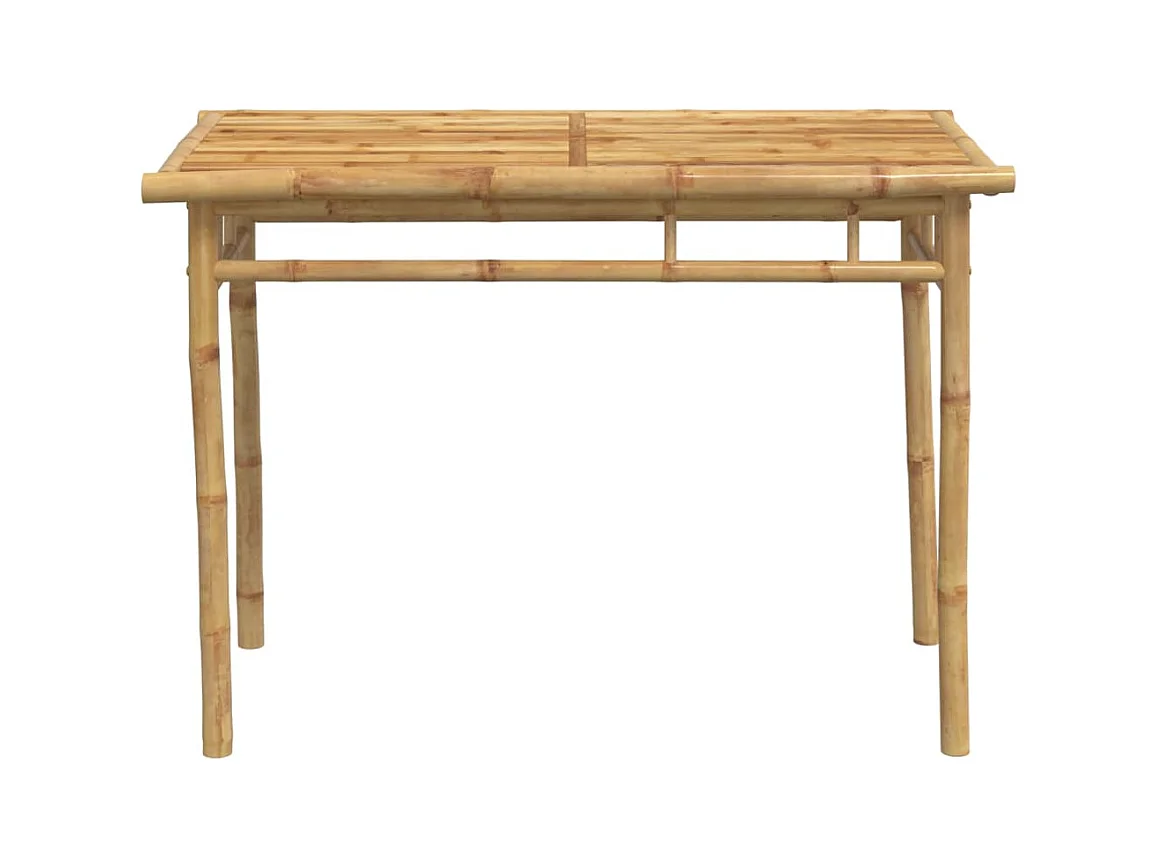 Table à manger de jardin 110x55x75 bambou