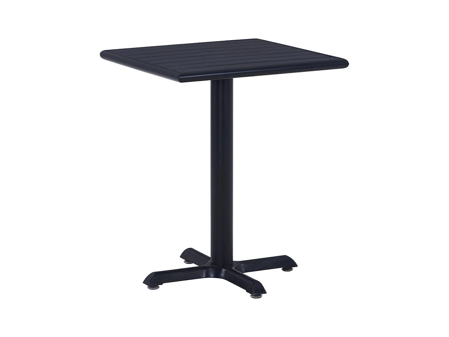 Table de jardin Noir 60x60x75