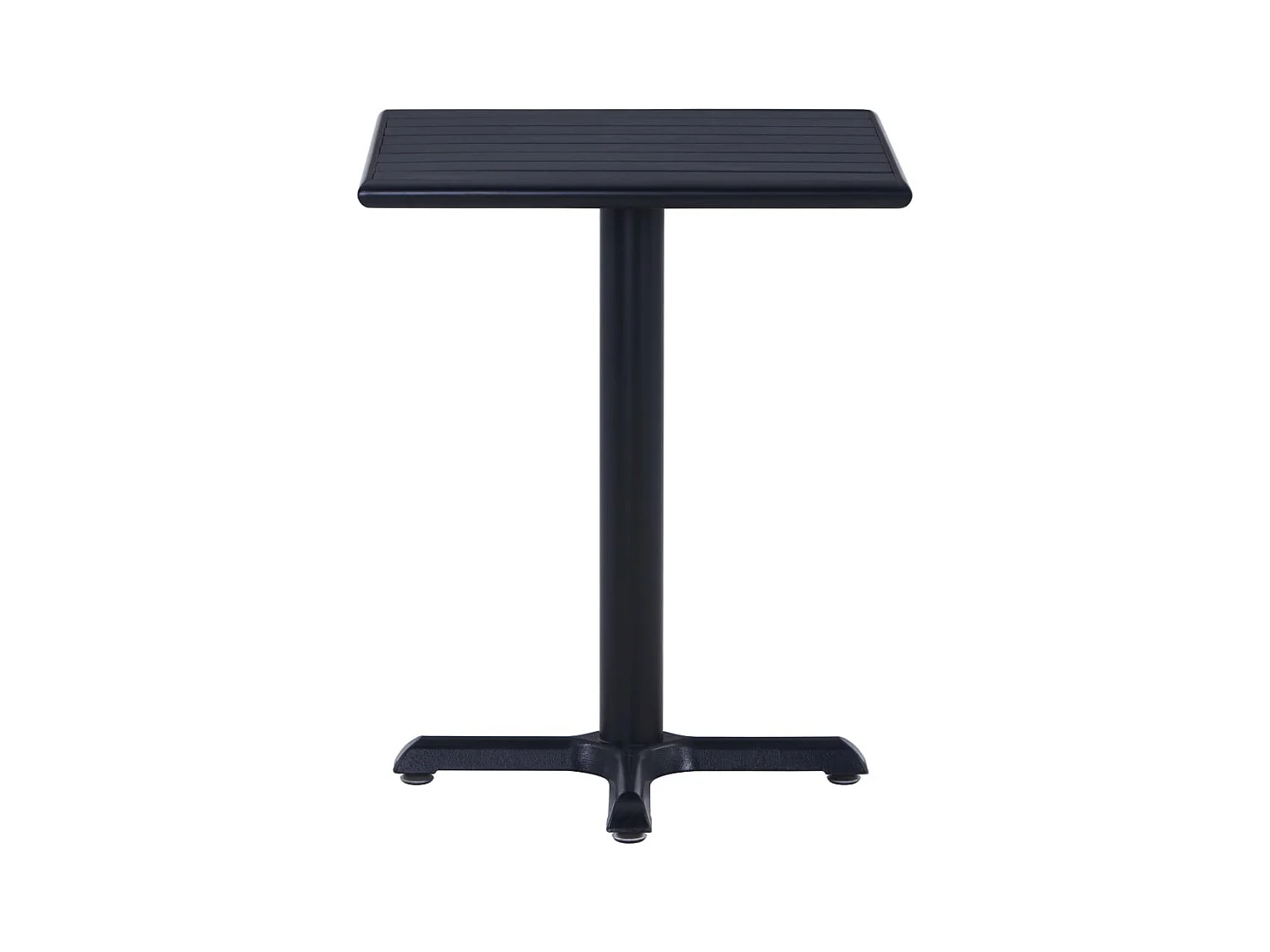 Table de jardin Noir 60x60x75