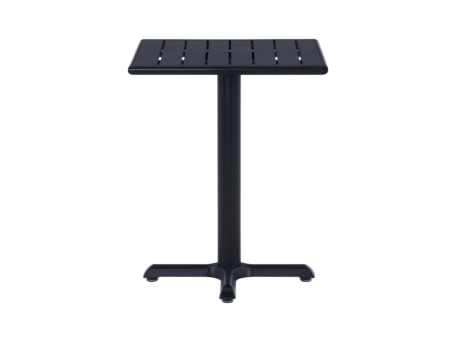 Table de jardin Noir 60x60x75