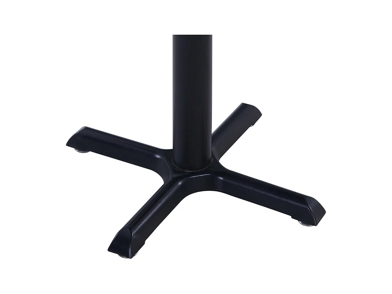 Table de jardin Noir 60x60x75