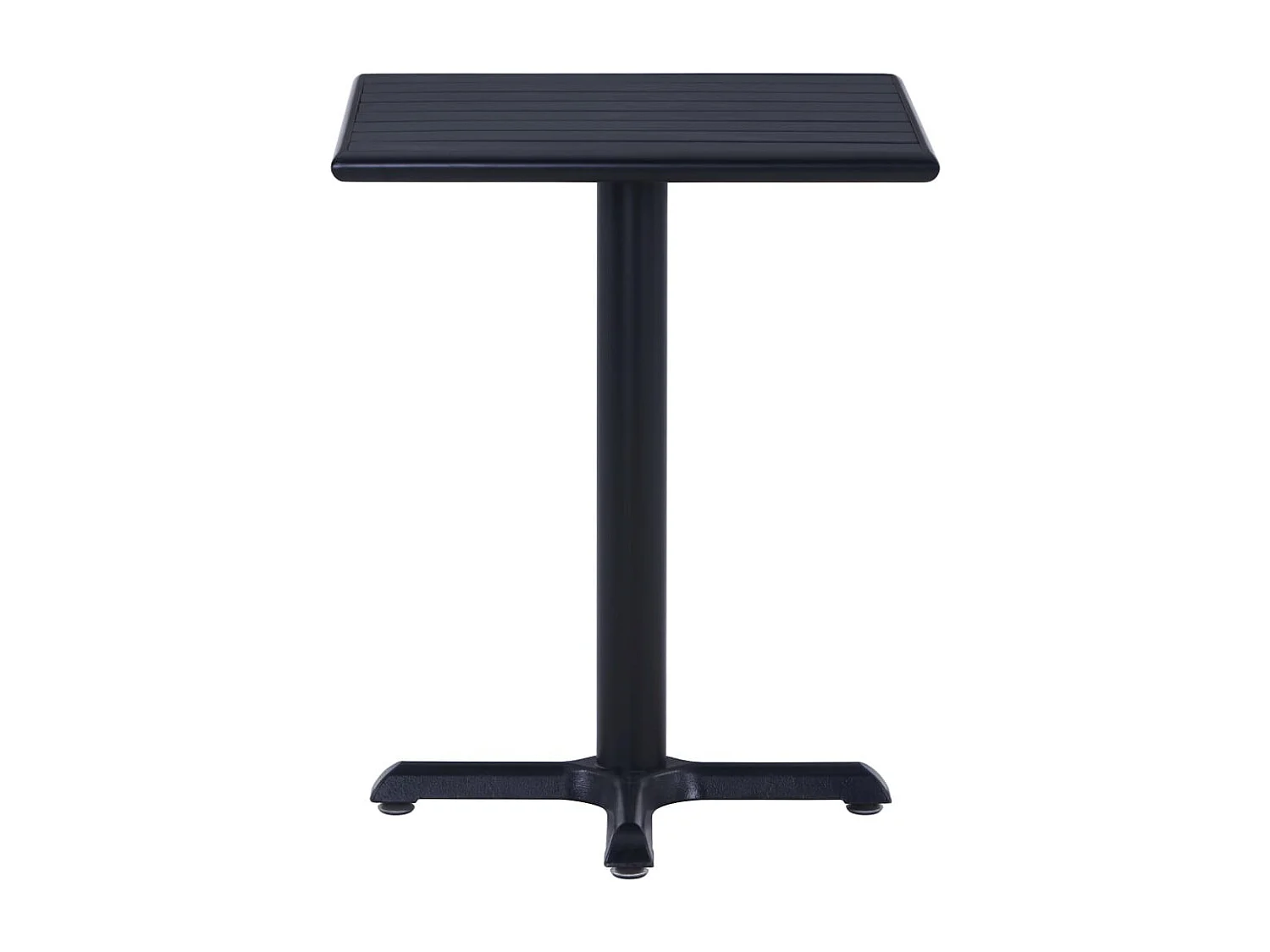 Table de jardin Noir 60x60x75