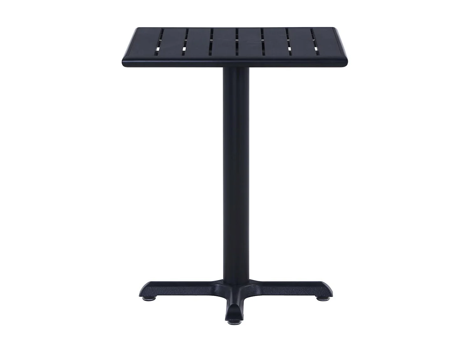 Table de jardin Noir 60x60x75