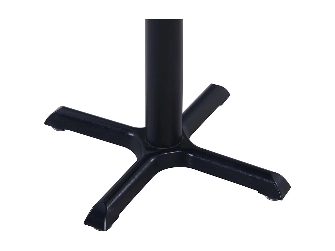 Table de jardin Noir 60x60x75