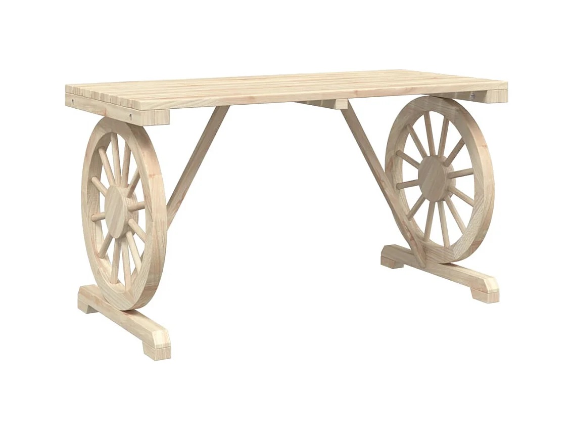 Table de jardin 115x55x65 bois de sapin massif