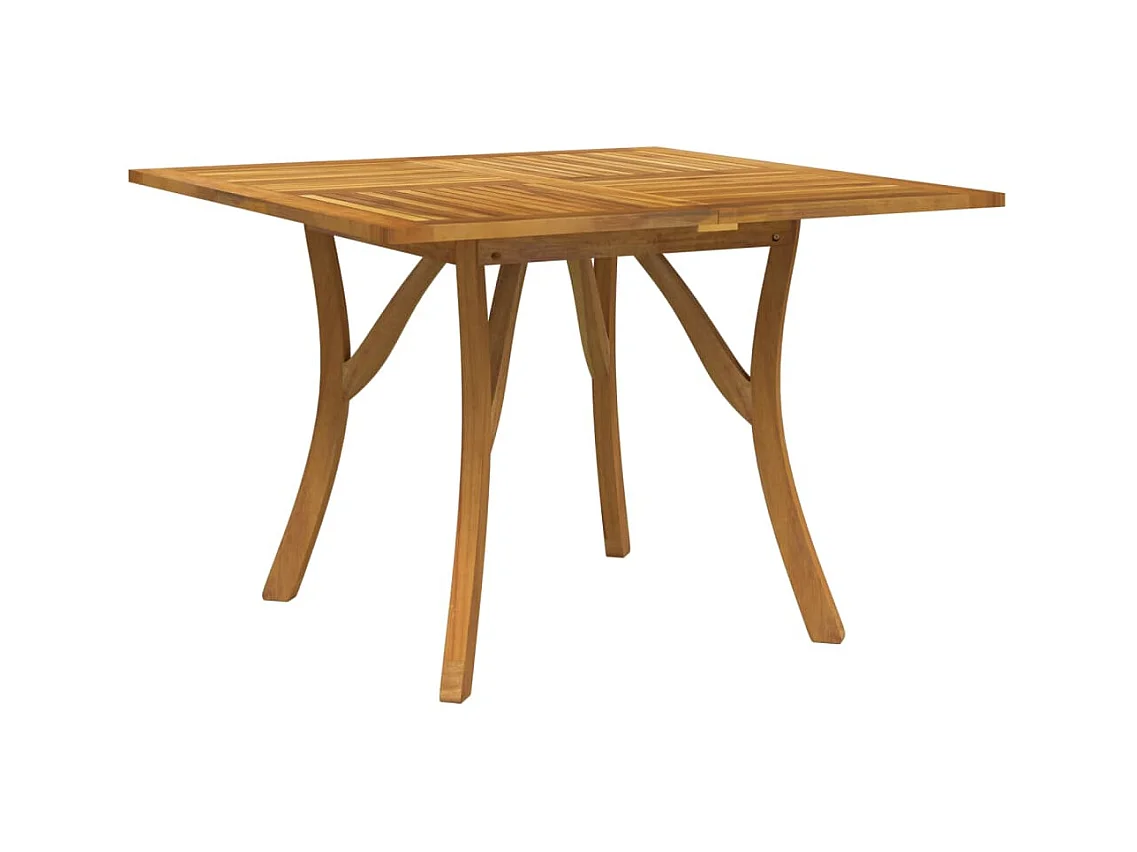 Table de jardin 110x110x75 Bois d'acacia solide