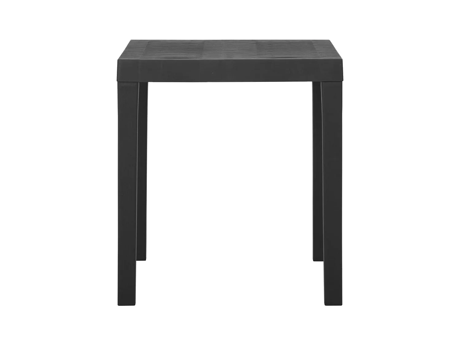 Table de jardin Gris 79x65x72 Plastique