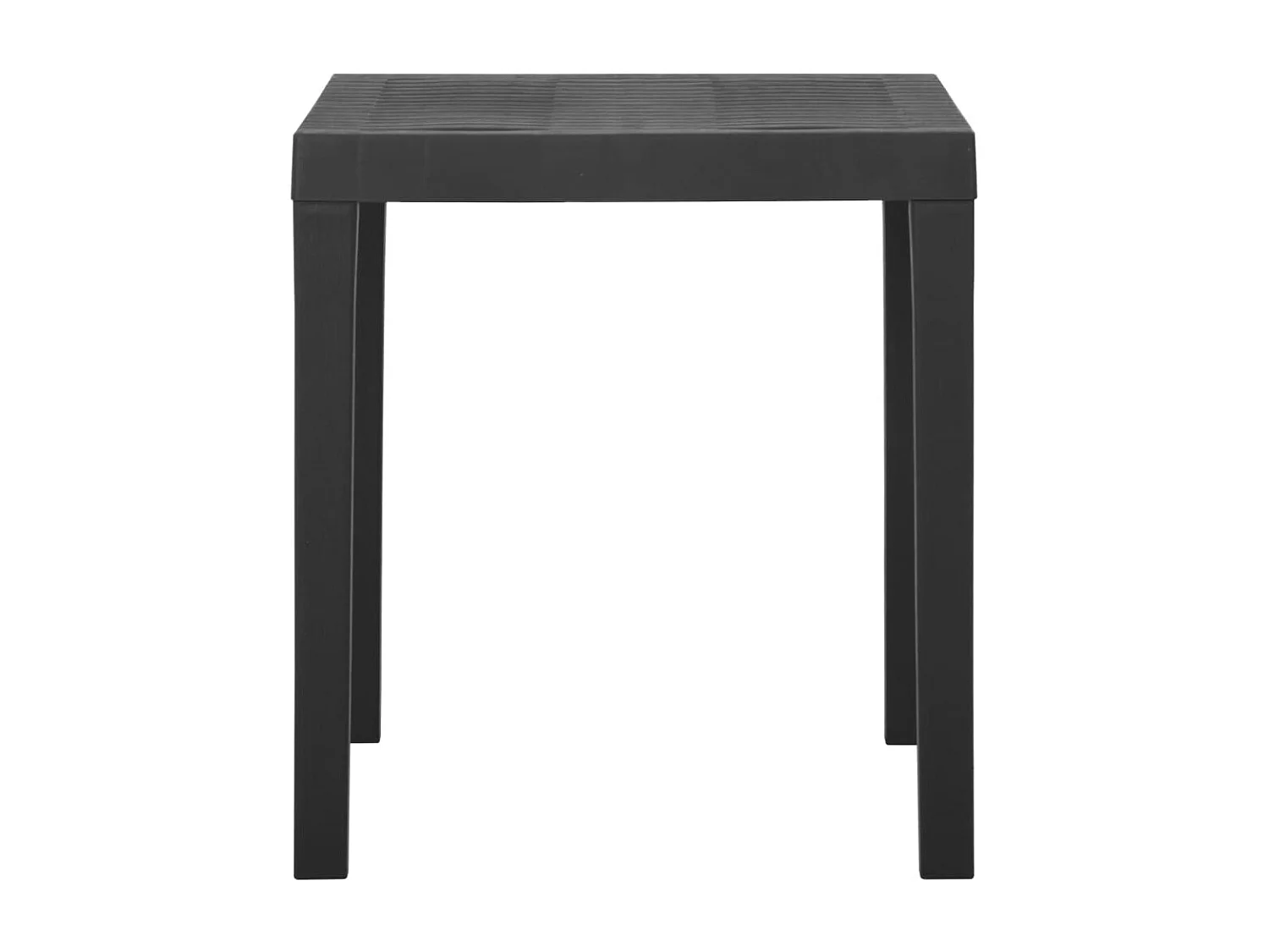 Table de jardin Gris 79x65x72 Plastique
