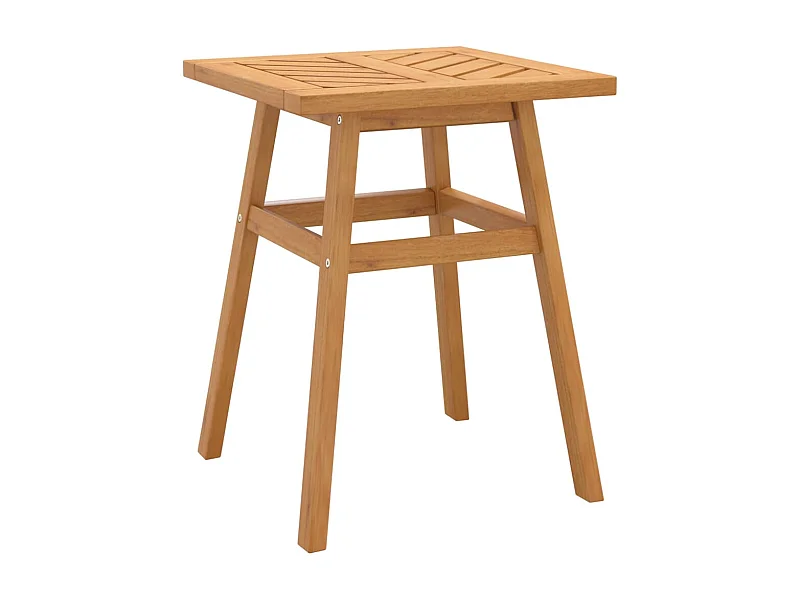 Table d'appoint 45x45x60 bois massif d'acacia